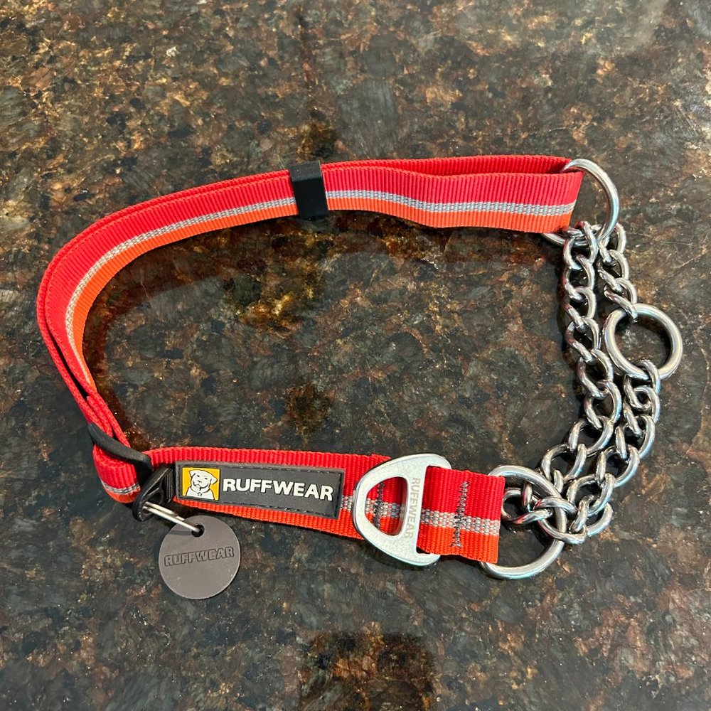 RUFFWEAR Chain Reaction™ Martingale Dog Collar Sz Large ~ NEW! - Picture 2 of 4